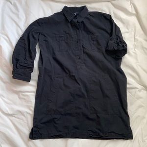 Madewell 1937 black shift dress